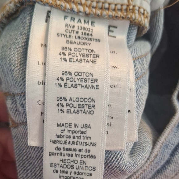 Frame Denim Light Blue Ankle Jeans - Picture 7 of 7